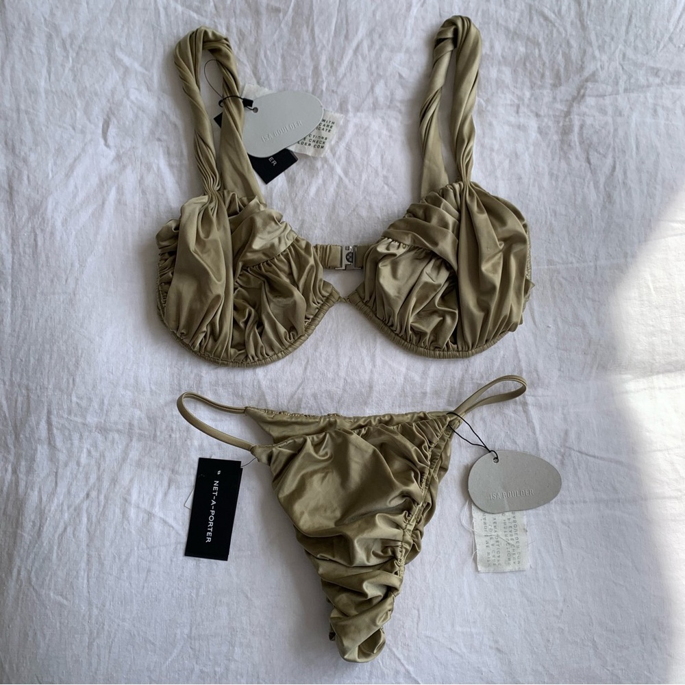 Isa Boulder Olive Bikini Set